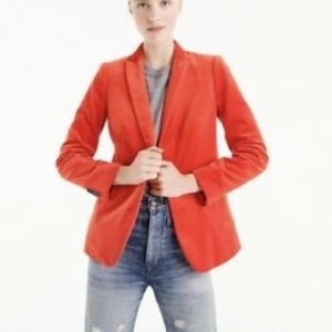 J. Crew velvet schoolboy blazer